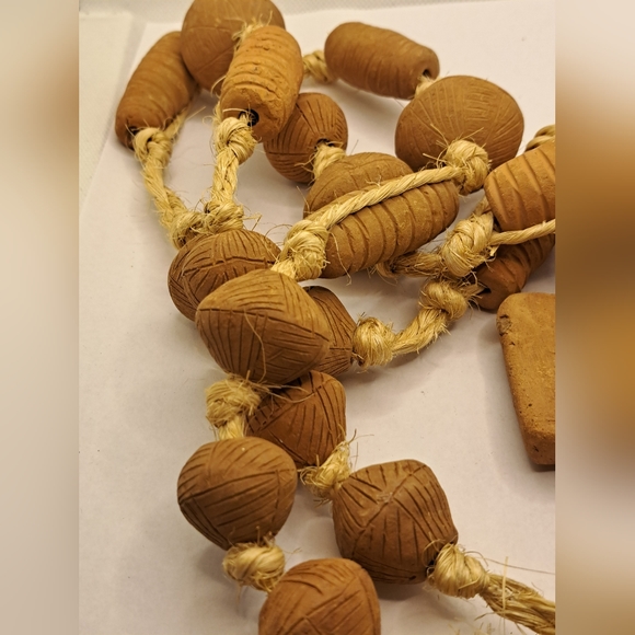 Deror Clay blessing Beads with Clay Cross. - Picture 7 of 9